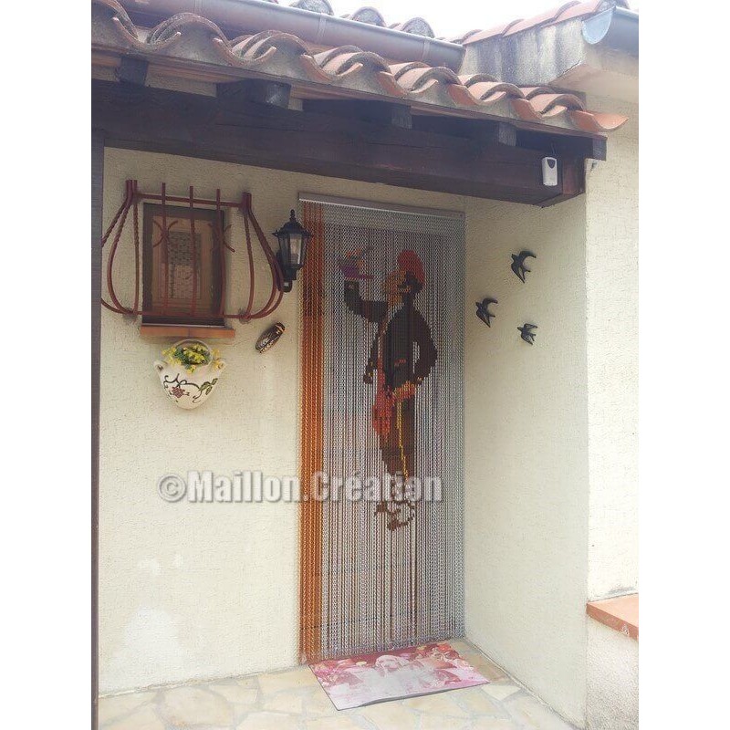 Door Curtain Chain Aesthetic Practical Sturdy And Efficient