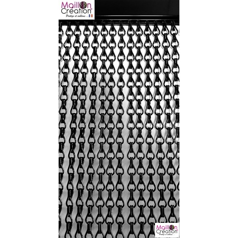 écran de porte en maille aluminium