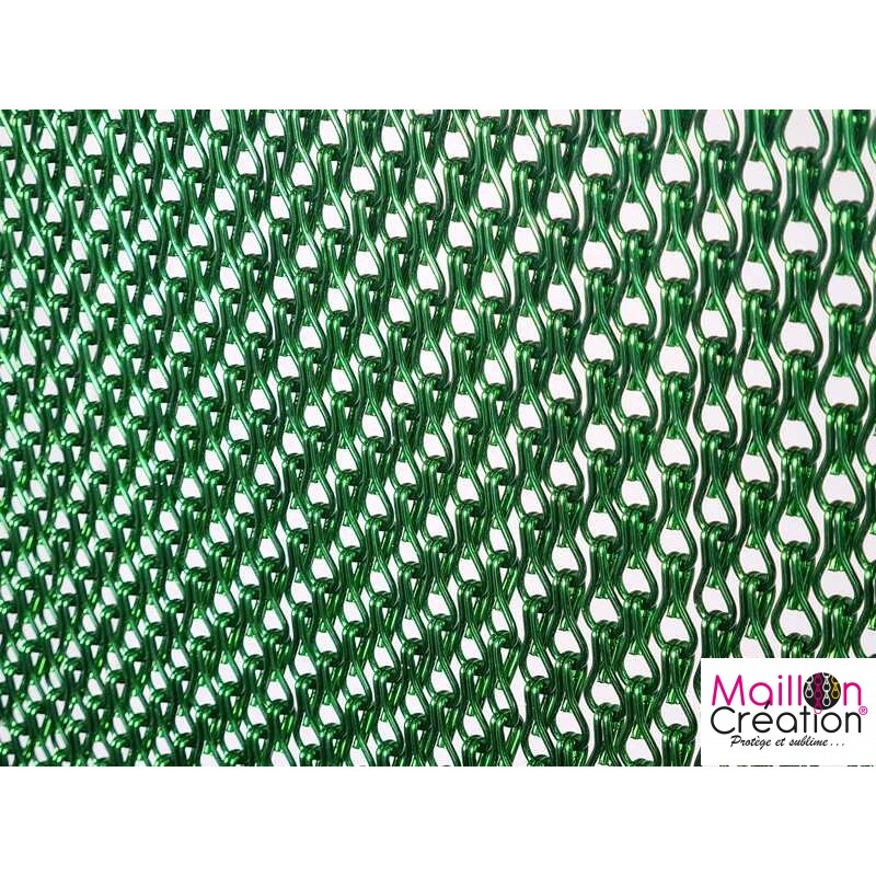 rideau anti mouche en chaine très serré vert