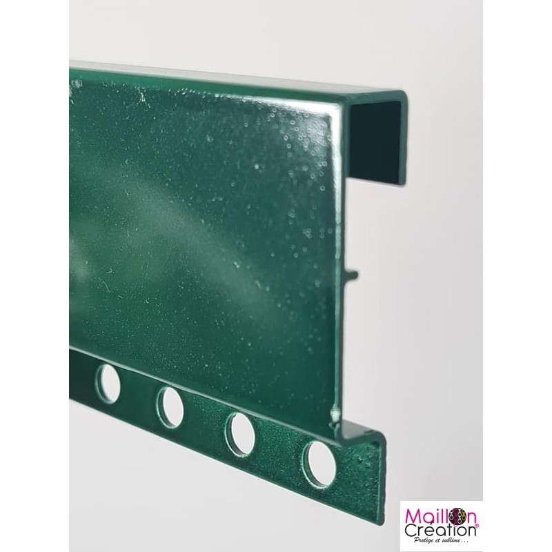 barre verte pour fabriquer un rideau de porte en chaîne