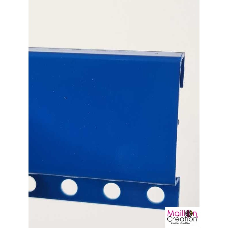 tringle bleu pour rideaux de chaîne