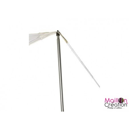 Mât acier pour voile d'ombrage