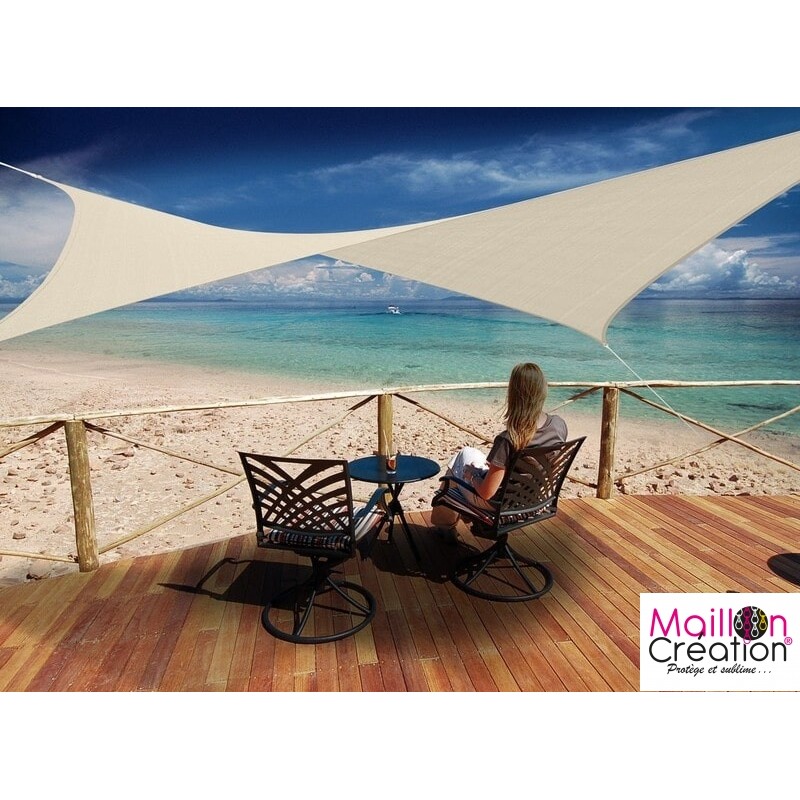 Shade sail 4 x3 sand Shade sail 4 x3 sand