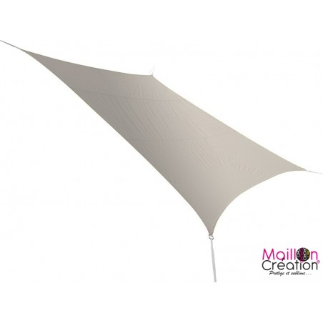 Voile d'ombrage rectangulaire taupe