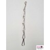 chaîne argent avec grands maillons