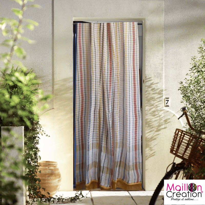 rideau d'extérieur motif Toulousain