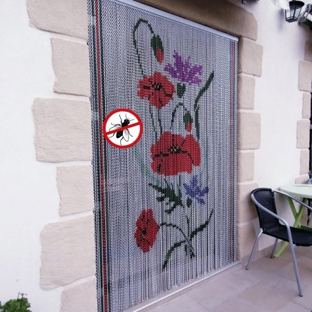 rideau anti mouche à chaîne