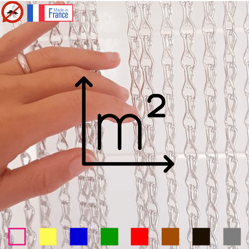 moustiquaire à chaine aluminium