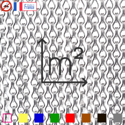 rideaux chainettes aluminium