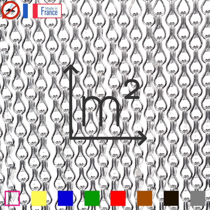 rideaux chainettes aluminium