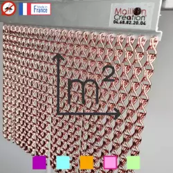 portière en chaine aluminium