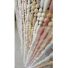 Rideau perles pastel multicolore 90x210 | Pièce unique