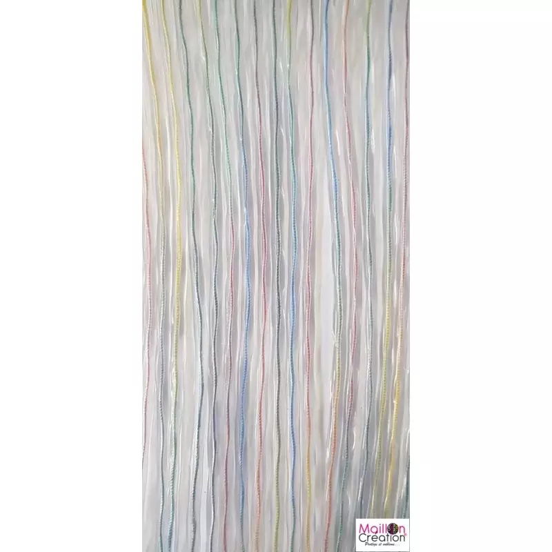 Multicolor plastic exterior door curtain