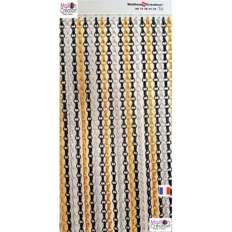 rideau anti mouche en chaînette aluminium