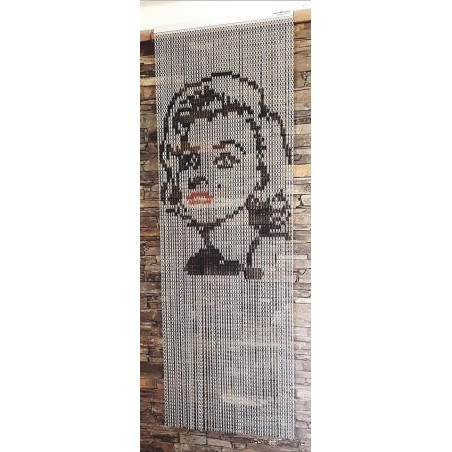 rideau de porte en chaînette d'aluminium