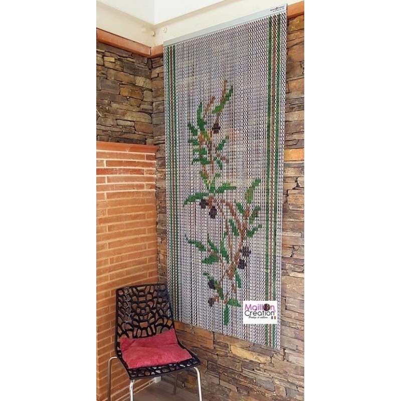 Rideau Fil Rideau De Porte En Perles Rideaux Mouche Pour Porte Exterieur Moustiquaire Rideau Anti Mouches Exterieur Cloison De Séparation De Pièces (Jaune 90x200cm