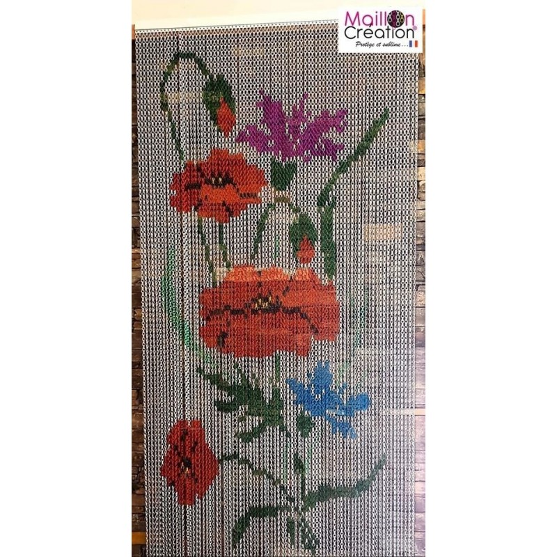 Aluminum poppy chain door curtain Aluminum poppy chain door curtain