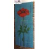 rideau chainette aluminium coquelicots design