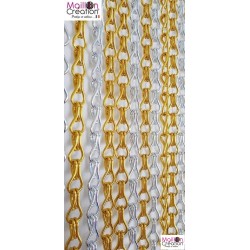 Yellow and silver SERENITY curtain