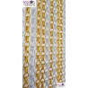 Rideau MC jaune et argent