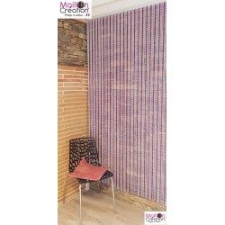 Silver and purple" chain door curtain