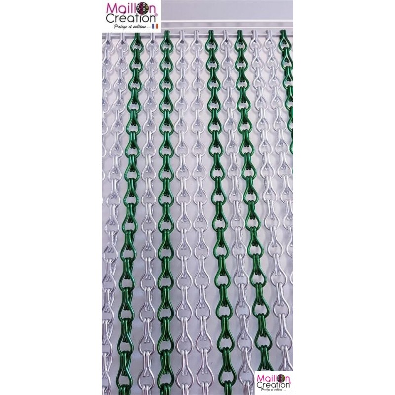 Rideau de porte extérieur en chaine aluminium Rideau de porte extérieur en chaine aluminium