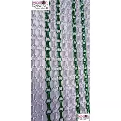 Rideaux de porte en chainette d'aluminium