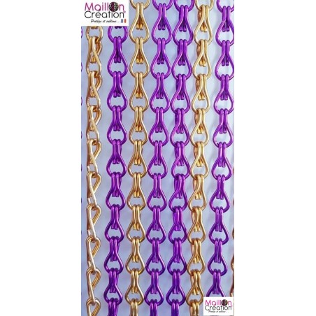 moustiquaire en chaînette d'aluminium