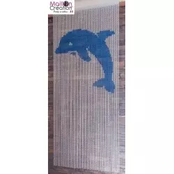 "Dauphin" door curtain