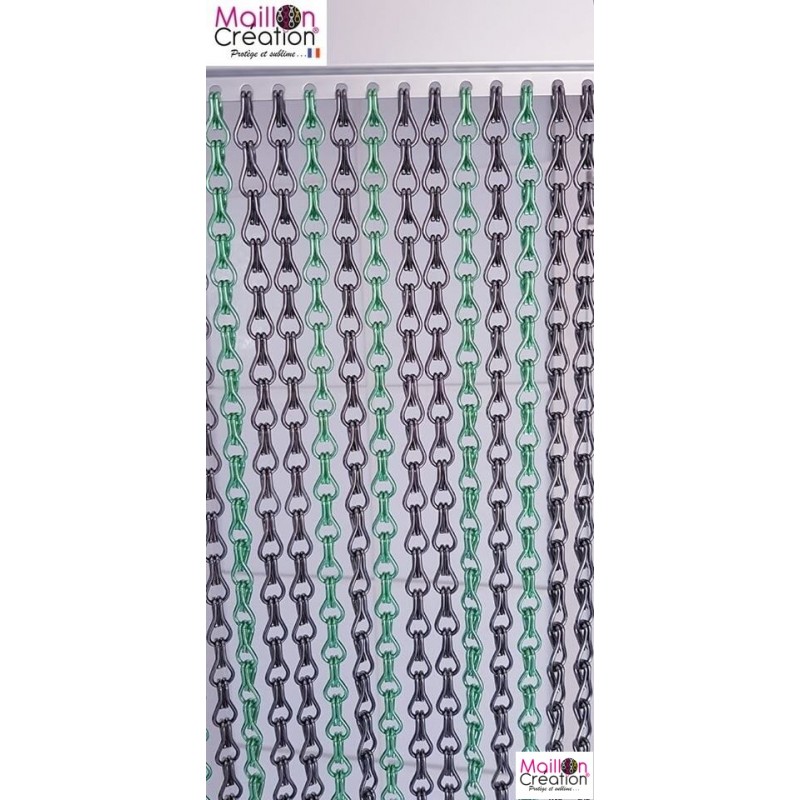 mc rideau  en chaine aluminium