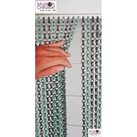 rideaux cérétans en chaine aluminium