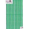 rideaux plastique transparent vert