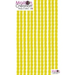 rideau de porte plastique transparent jaune