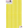 rideau de porte plastique transparent jaune