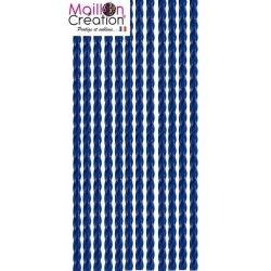 rideau de porte plastique bleu foncé