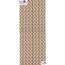 Rideau de porte plastique torsadé