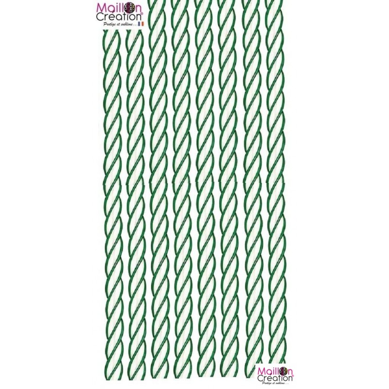 rideau de porte plastique vert