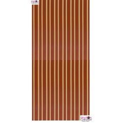 brown thick plastic curtain