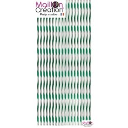 Rideau de porte lanière plastique verte transparent