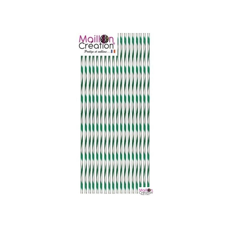 Rideau de porte lanière plastique verte transparent