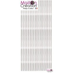 Rideau plastique transparent blanc