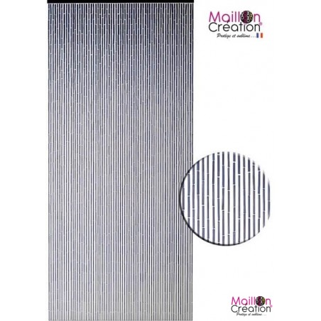 rideau de porte en bambou aubergine