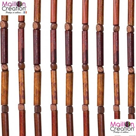 Rideau de porte bâtonnets bambou