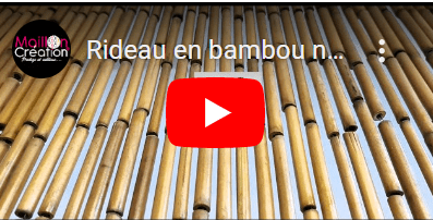 rideau en bambou
