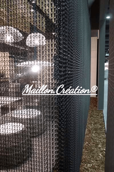 rideau separateur en chaine