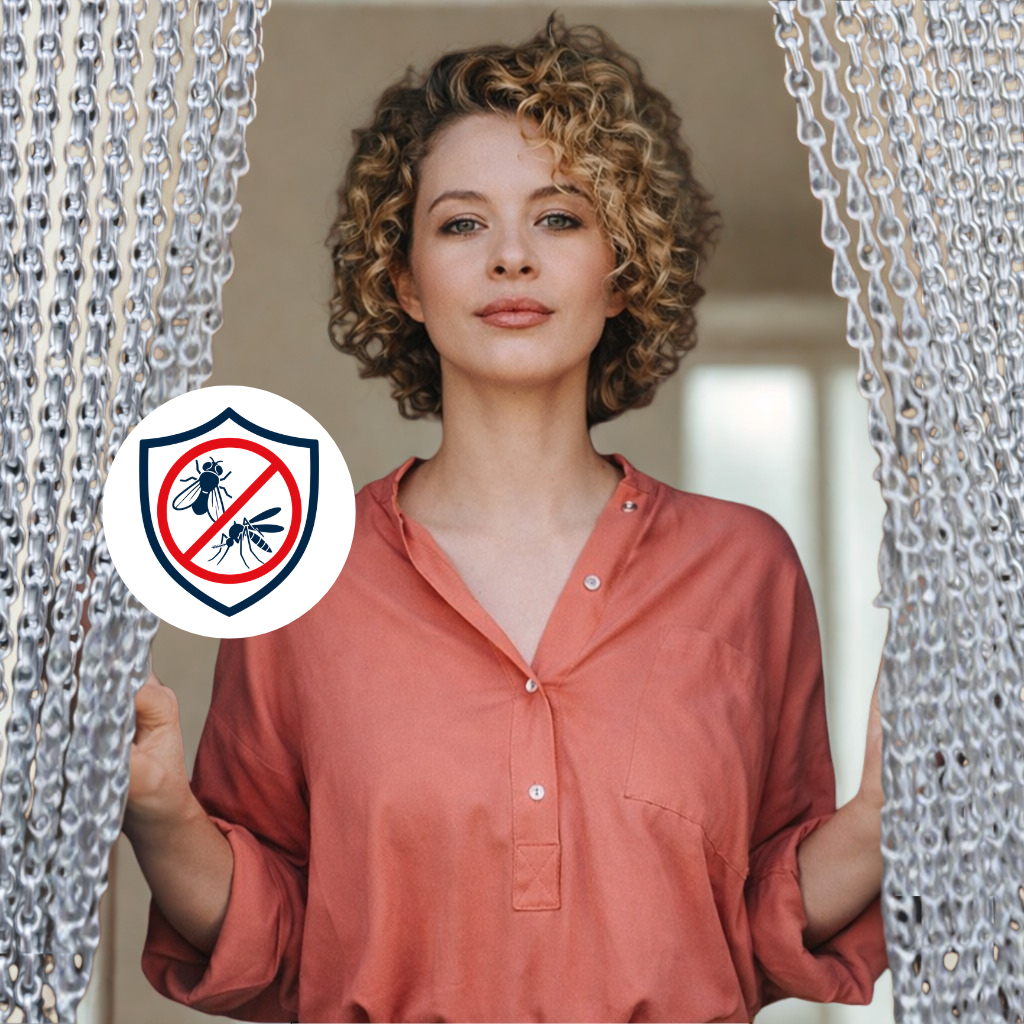 Rideau de porte en chaine