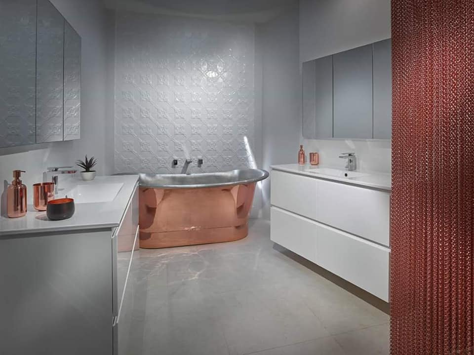 rideau de douche design