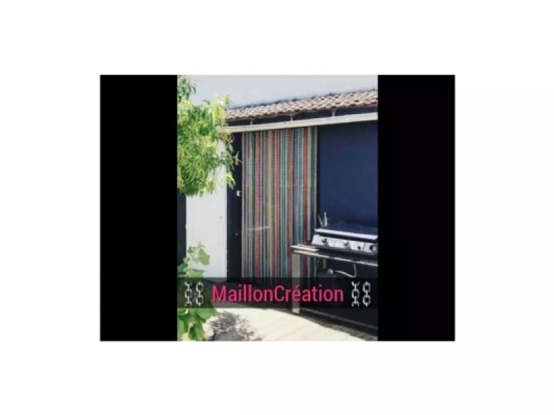 Rideau pour séparation d'extérieur