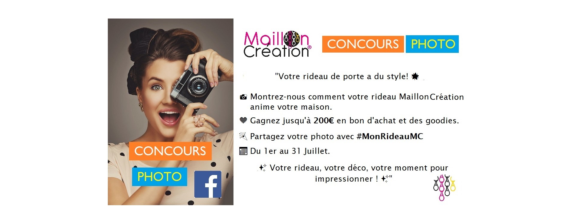 Join our Maillon Création 2023 Photo Contest and Win Fabulous Prizes!